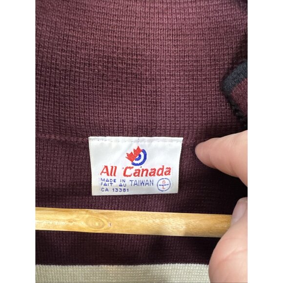 Vintage Northern Alberta Curling Association NACA Men L Sweater Masters Winner - Picture 6 of 6